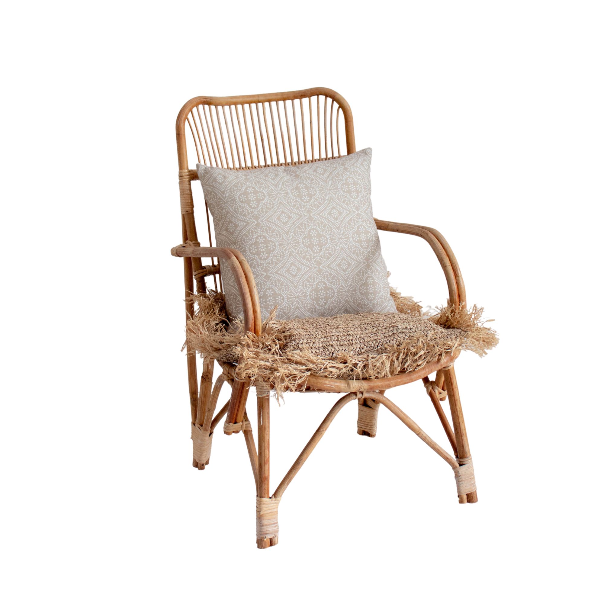 rattan armchair