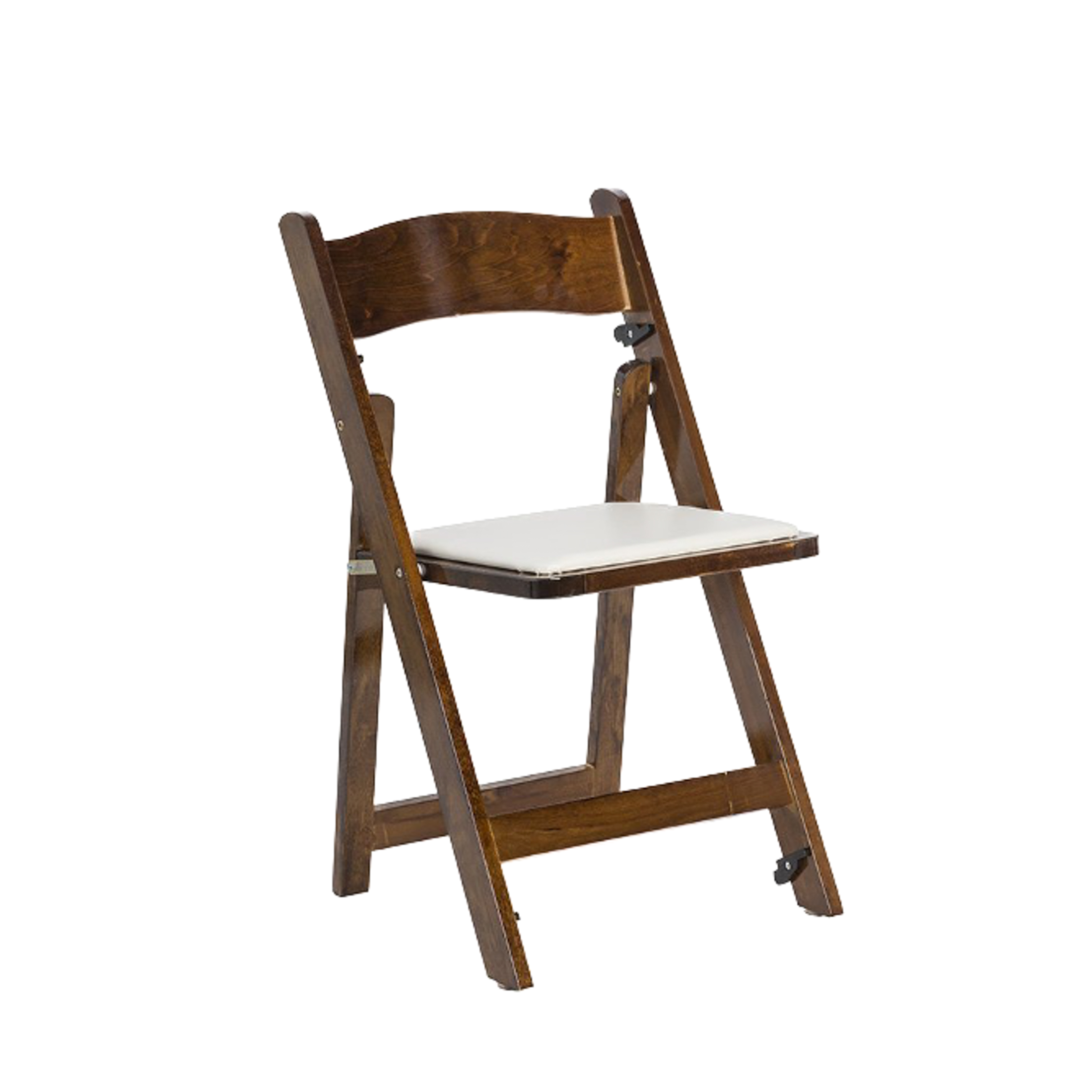 walnut folding chair